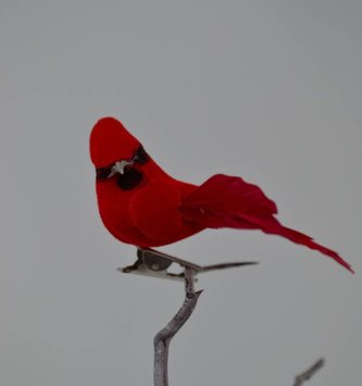 Clip-On Mini Cardinal