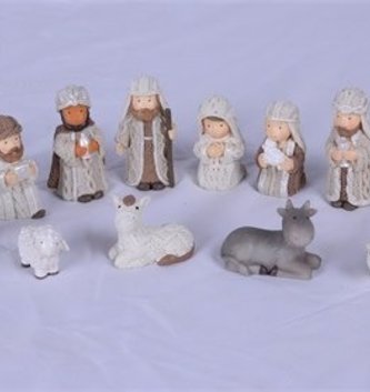 11-Piece Cable Knit Nativity Set