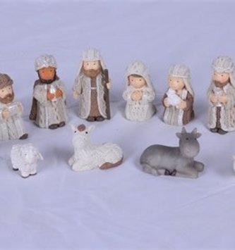 11-Piece Cable Knit Nativity Set
