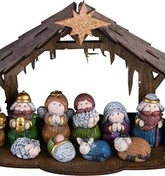 12 Piece Mini Nativity