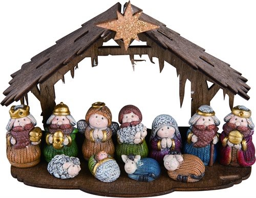 12 Piece Mini Nativity
