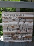 May Our Walls Know Joy Reclaimed Pallet Sign (2 Colors)