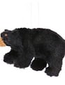 Furry Black Bear Ornament