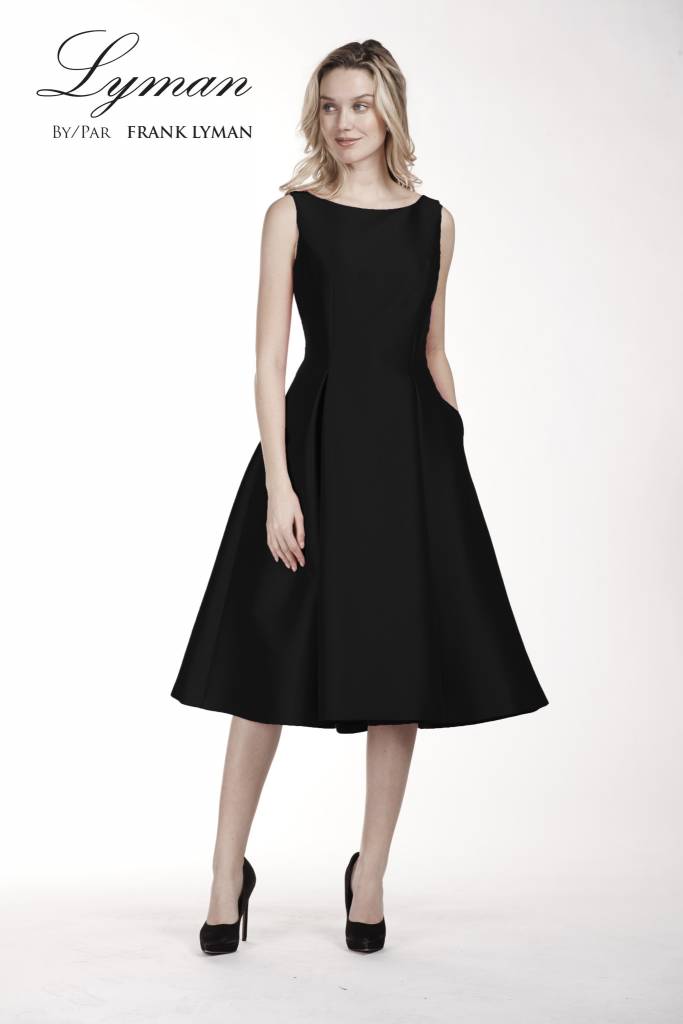 frank lyman black dress