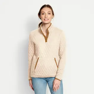 Women’s Outdoor Quilted Snap Sweatshirt