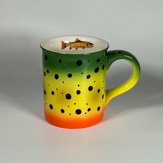 Anglers book supply Stoneware Trout Mugs
