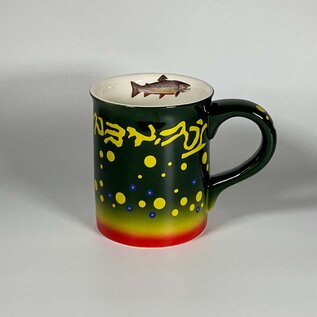 Anglers book supply Stoneware Trout Mugs