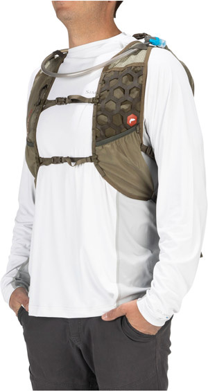Simms Flyweight Pack Vest Tan L/XL - Taos Fly Shop Simms Flyweight Pack Vest Tan L/XL - Taos Fly Shop