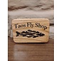 Rustic Angler Forge TFS Logo - Wood Fly Box