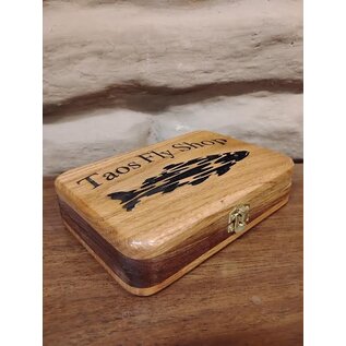 Rustic Angler Forge TFS Logo - Wood Fly Box