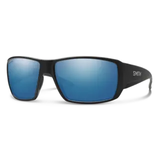 Guide's Choice Chromapop Matte Black Polarized Blue Mirror