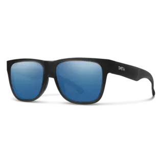 Lowdown 2 Chromapop Polarized Glass Matte Black Polarized Blue Mirror