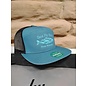 L2 Brands Hopback 7 Panel Flat Brim Adjustable Marine/Black Trucker