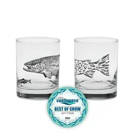 "Rainbow Snacks" Lowball Glass