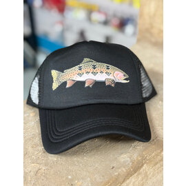 Wild Stylin Rainbow Meshback Hat Black