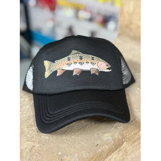 Wild Stylin Rainbow Meshback Hat Black