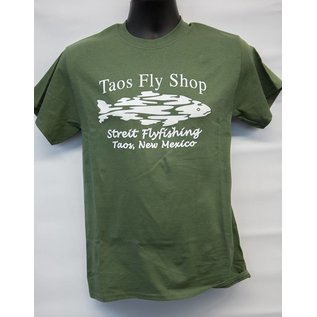 Taos Fly Shop Logo (front) Tee