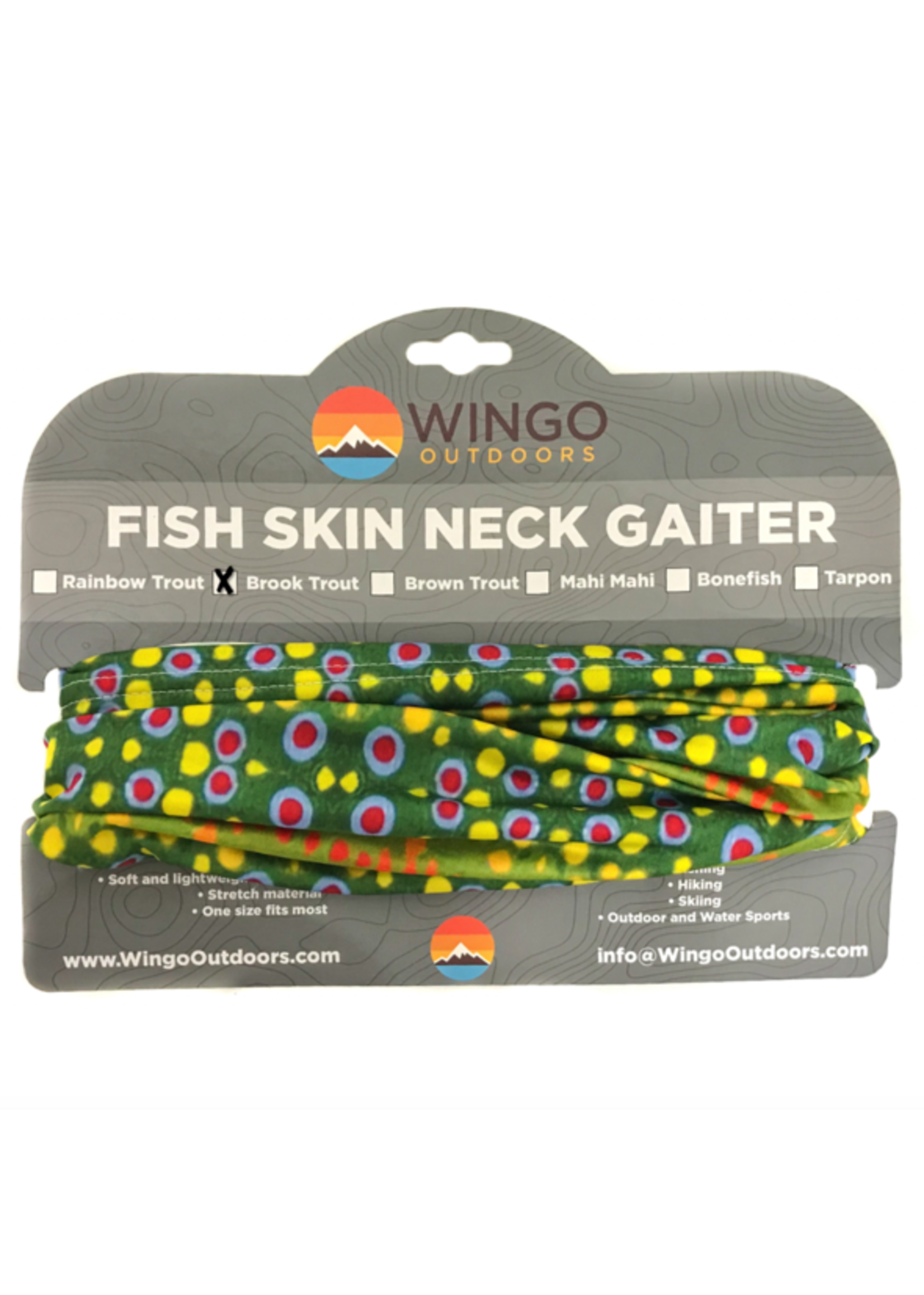 WINGO OUTDOORS WINGO FISH SKIN NECK GAITER