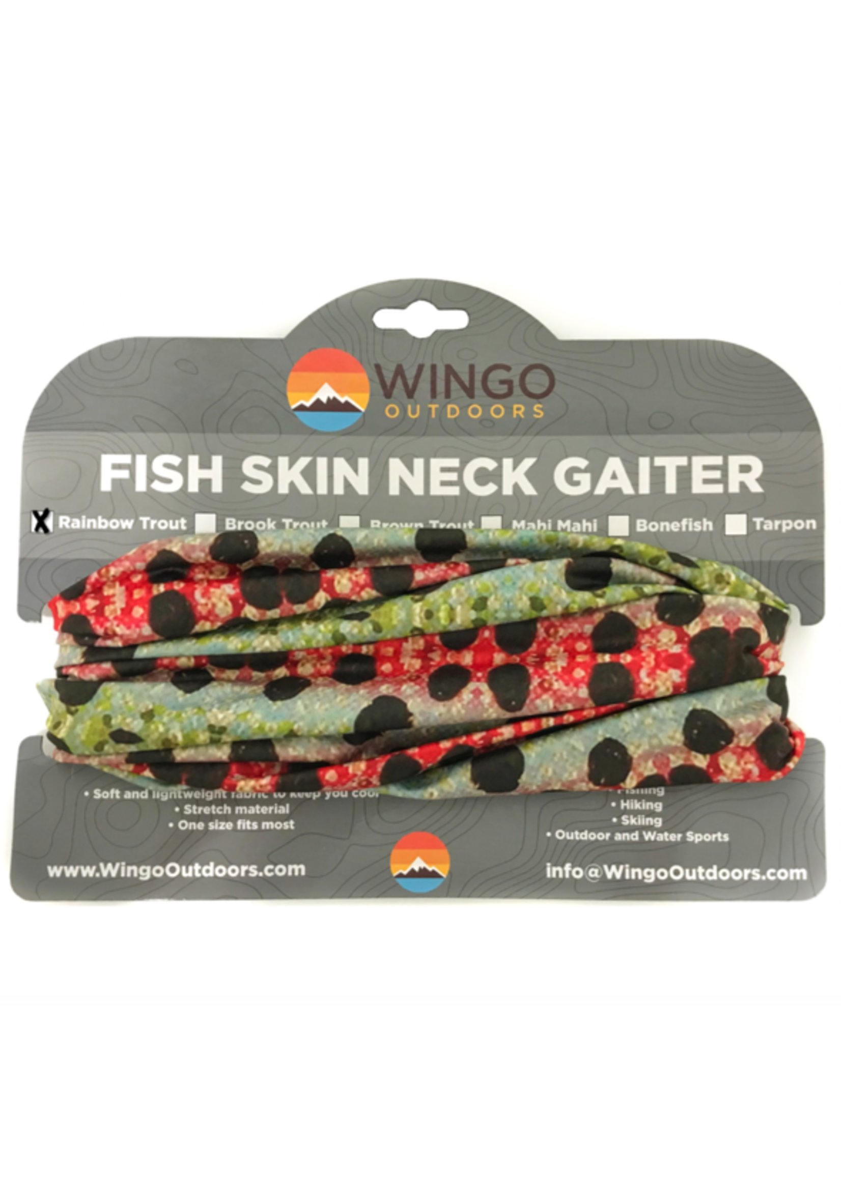 WINGO OUTDOORS WINGO FISH SKIN NECK GAITER