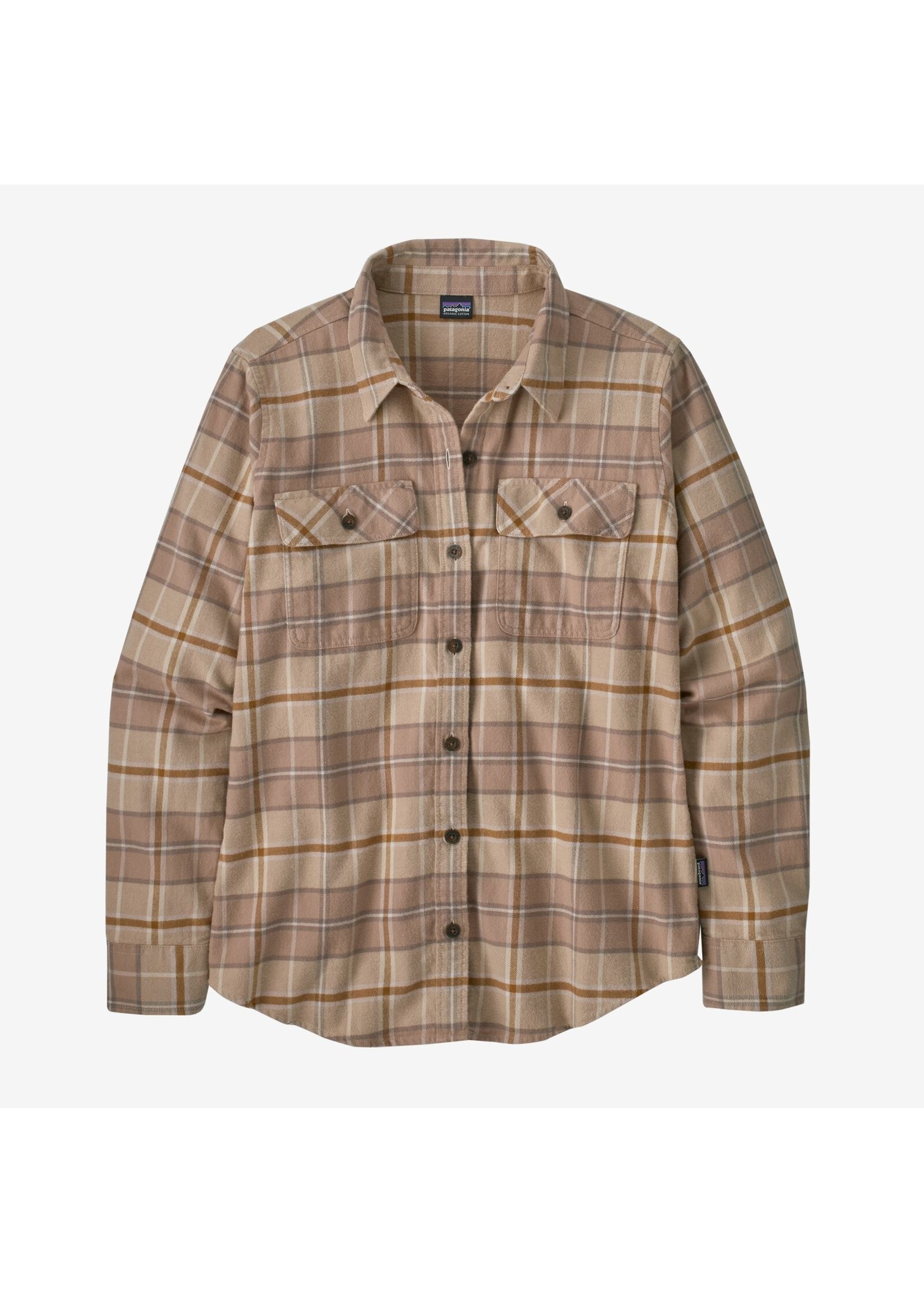 PATAGONIA Patagonia WOMENS ORGANIC COTTON MIDWEIGHTLONG SLEEVE FJORD FLANNEL SHIRT
