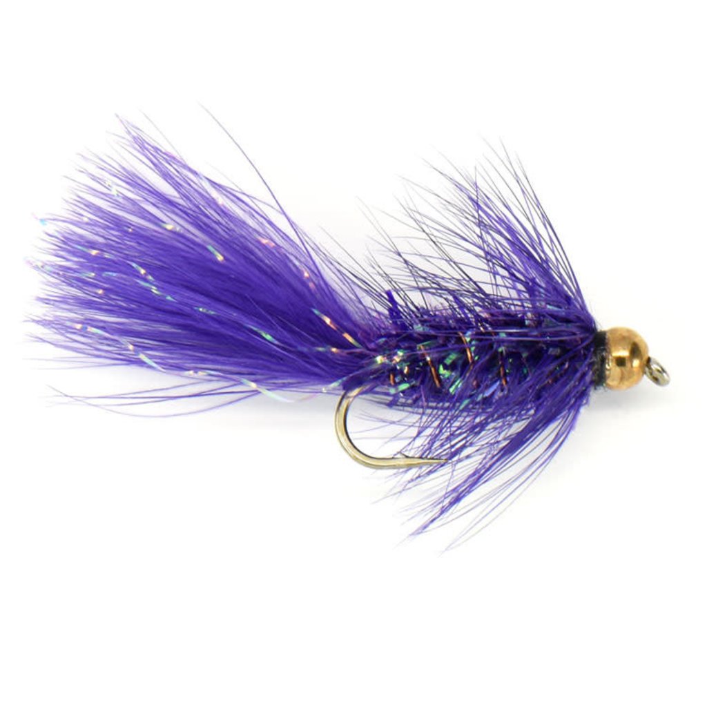 FLY FISHING OUTPOST Crystal Flash Woolly Bugger (3 Colors)