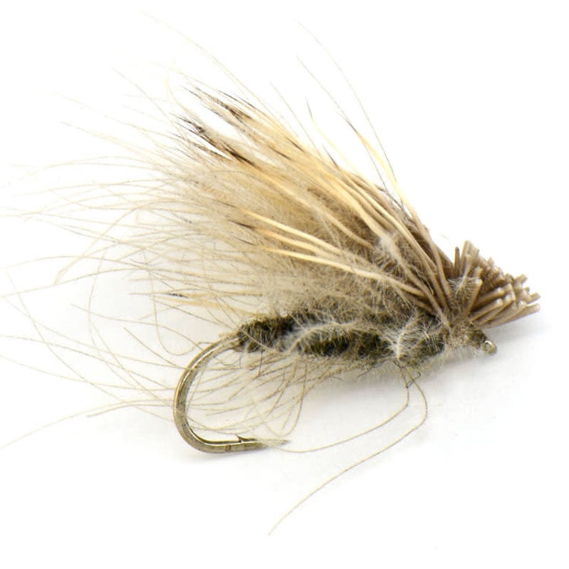 6 Flies - #14 Cinnamon Caddis Soft-Hackled Pupa Fishing Flies