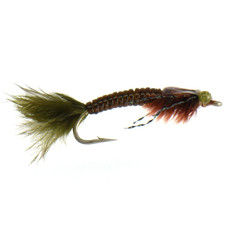 FLY FISHING OUTPOST Hard Body Damsel Fly Nymph (2 Colors)