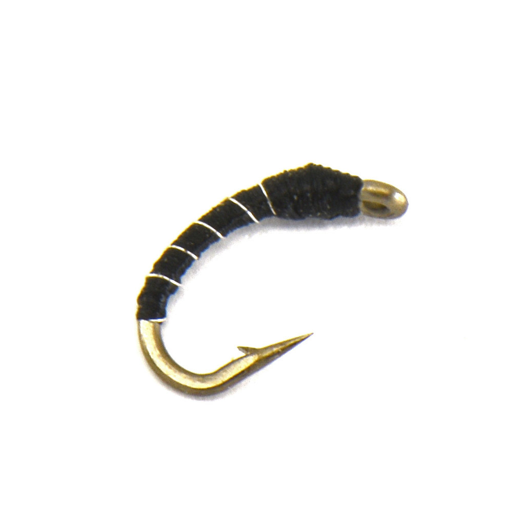 FLY FISHING OUTPOST Black Midge Larva
