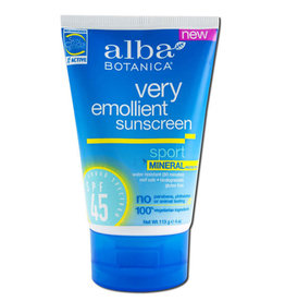 Alba Botanica Alba Sunscreen MINERAL SPORT ~ SPF 45