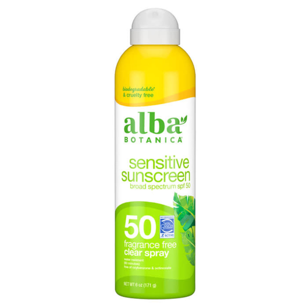 Alba Botanica Alba Sunscreen  SPRAY ~ SPF 50