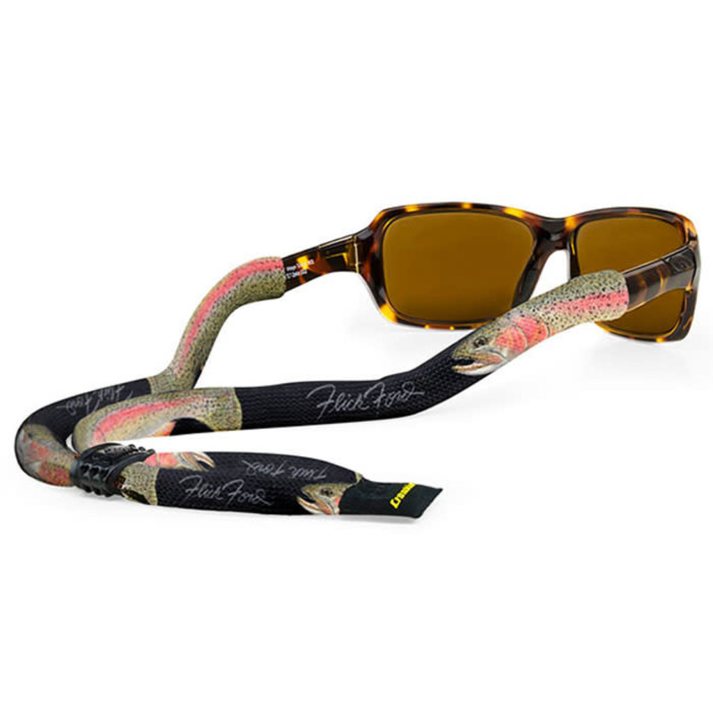 Croakies Croakies SUITERS XL Flick Ford/Rainbow Trout