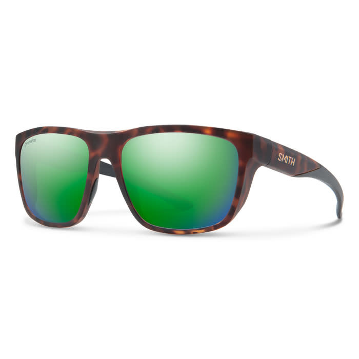 Smith BARRA Sunglasses M Tortoise/PC CP GRN M - The Fly Fishing