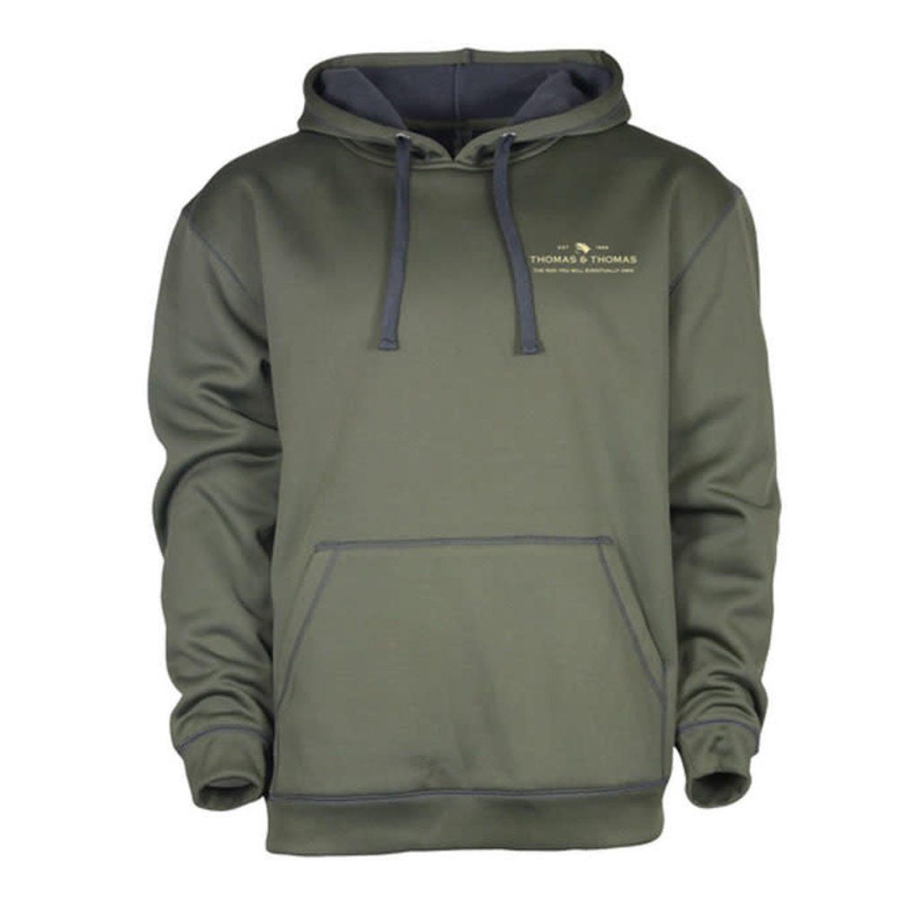 Thomas & Thomas Thomas & Thomas TRANSIT HOODY Olive