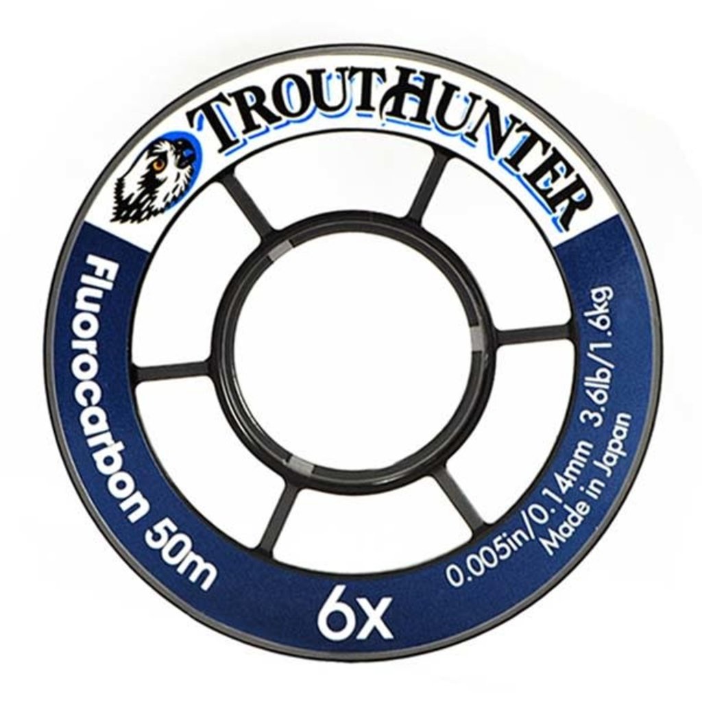 Fluorocarbon Tippet 0x Thru 7X in 50 Yard Spools, Clear