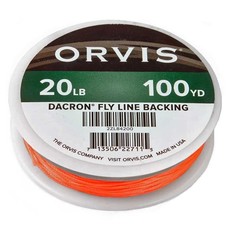 Orvis Hi-Vis Dacron BACKING Orange/20lb./100 yds.