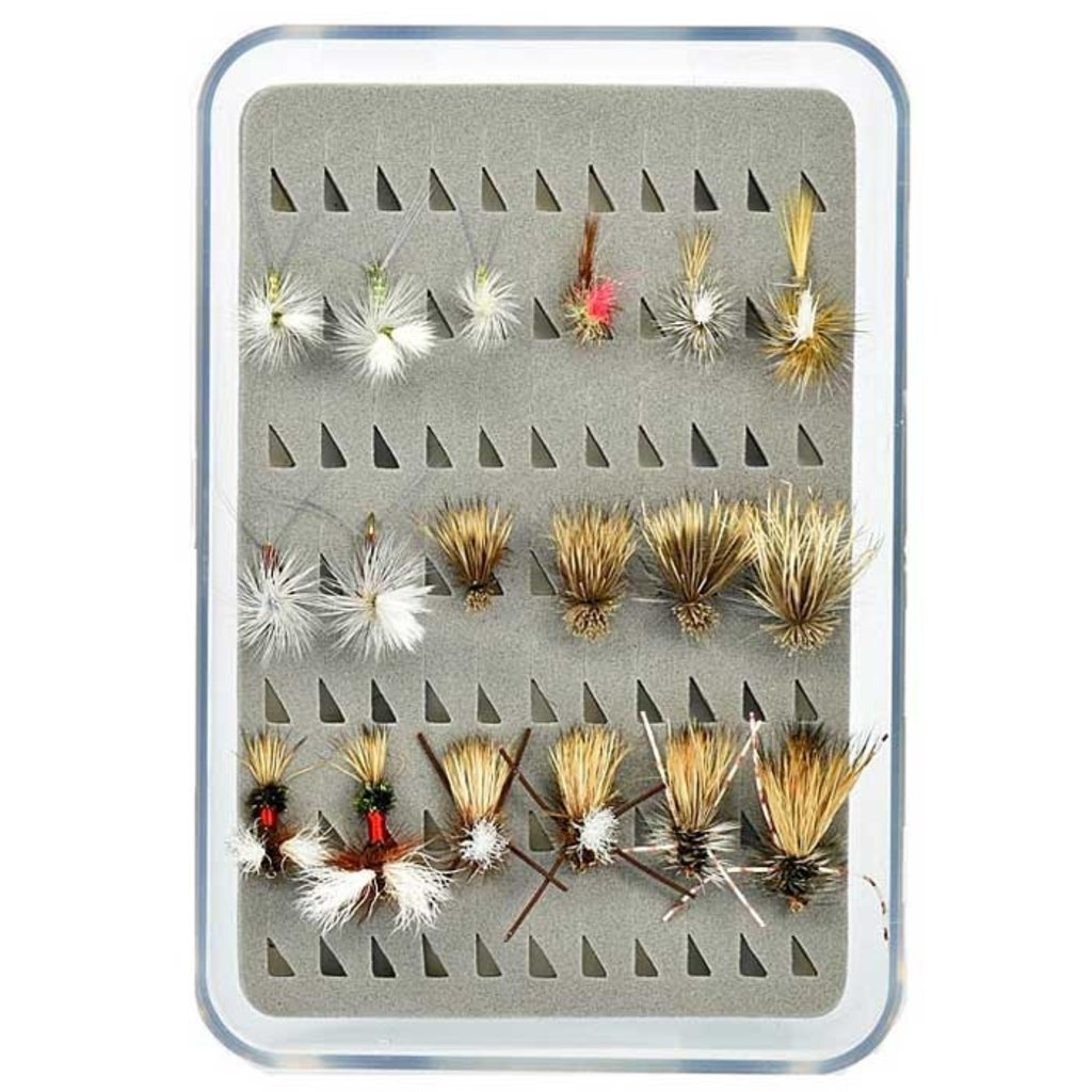 FLY FISHING OUTPOST DRY FLY Fly Selection (18 Flies)