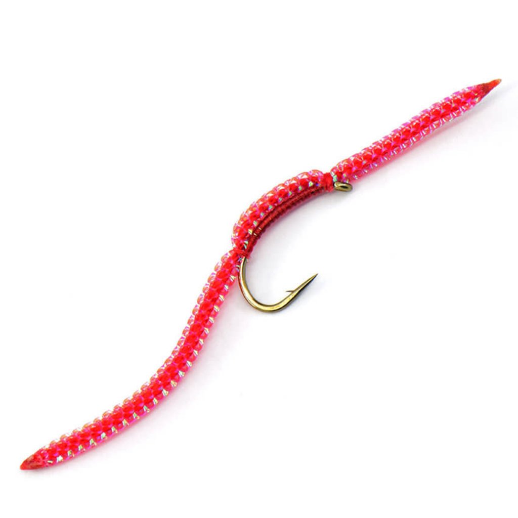 Jig San Juan Worm Red #14 (3-Pack) - Royal Gorge Anglers