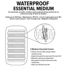 Umpqua Medium Waterproof Essential Fly Box (Foam)
