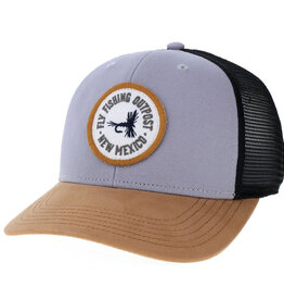 FLY FISHING OUTPOST FFO/DRY FLY Tri-color Trucker Hat