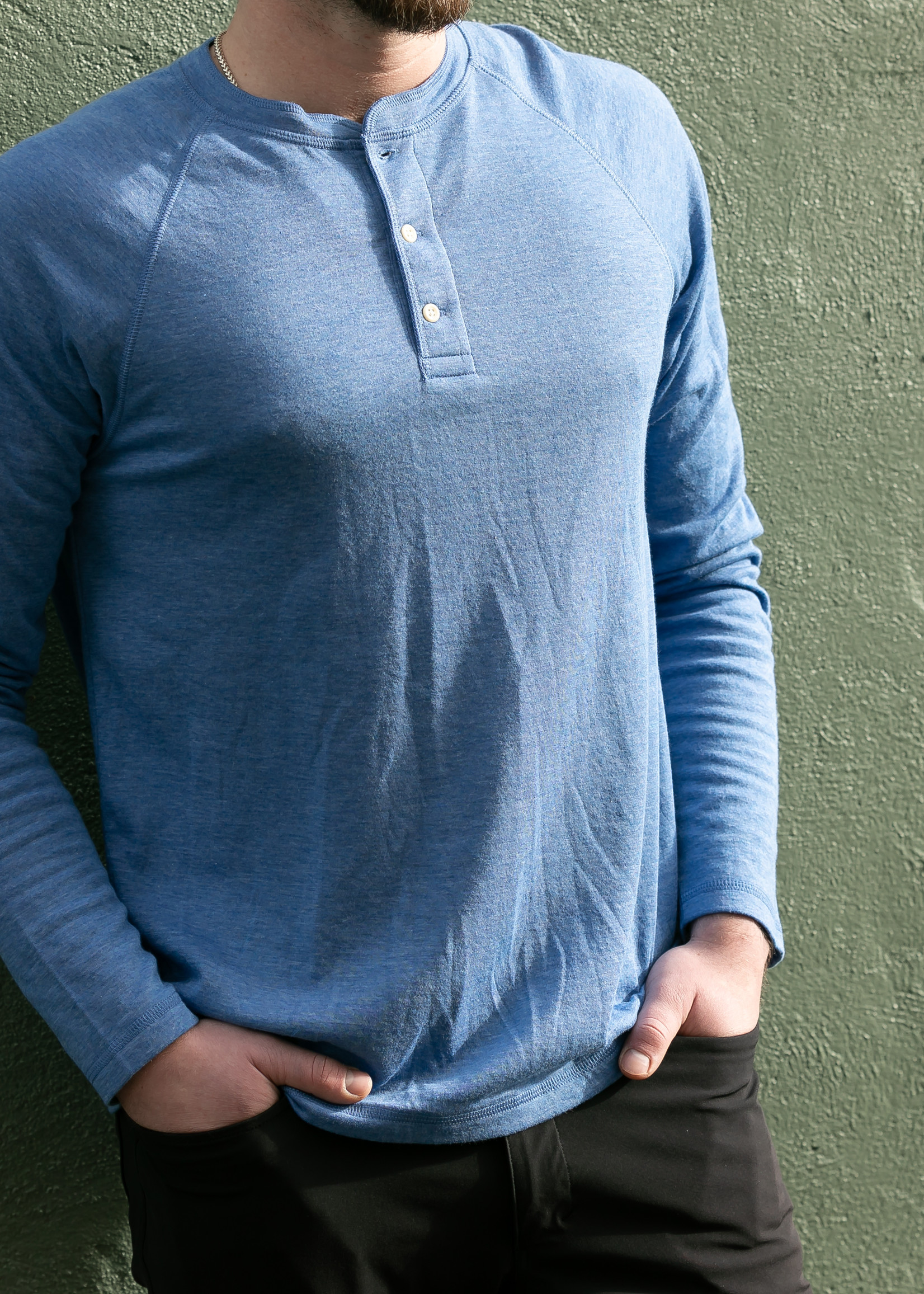 Faherty Cloud Is Henley Shirt