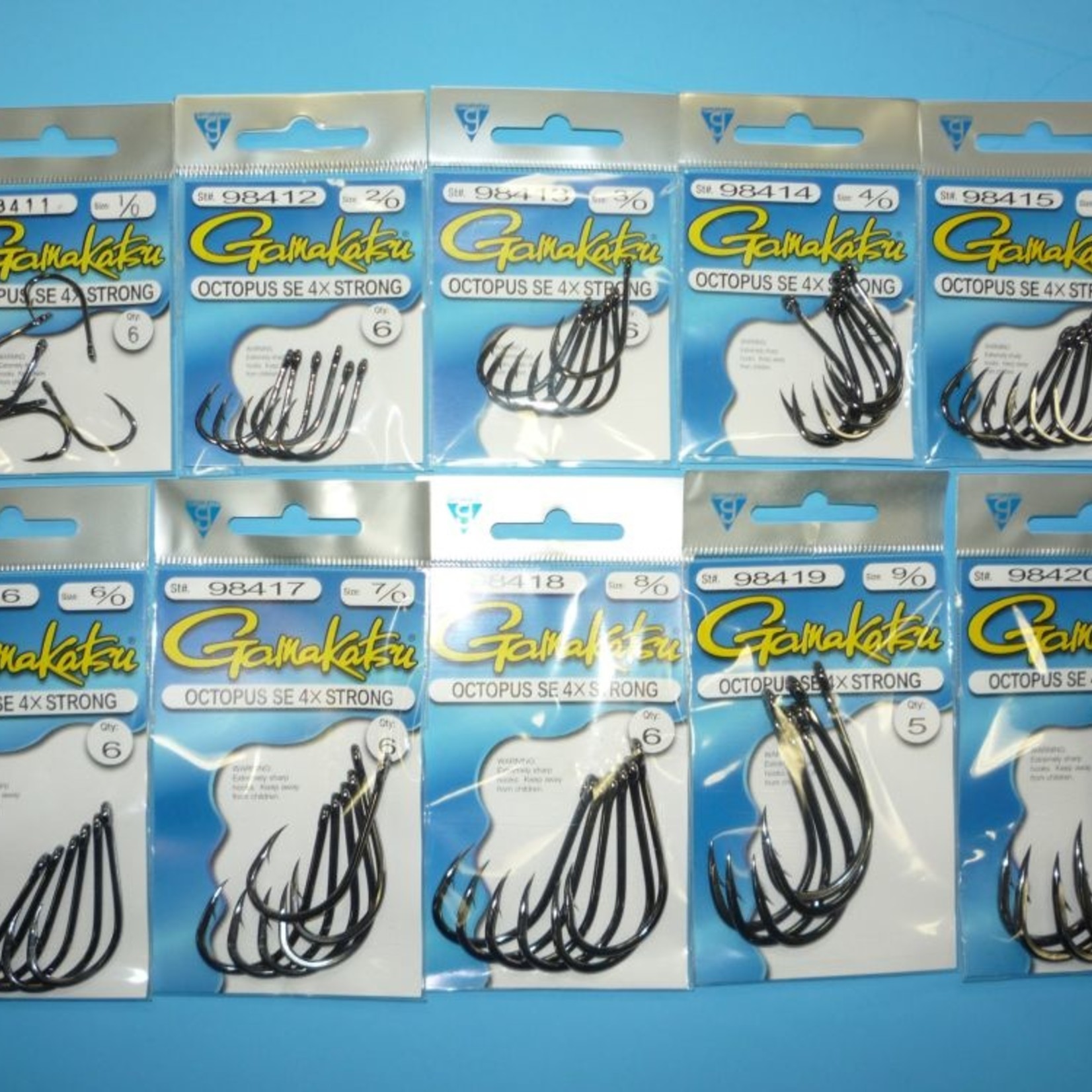 Gamakatsu 4X Octopus Hook Black – Spider Rigs/Rigged&Ready Offshore Lures