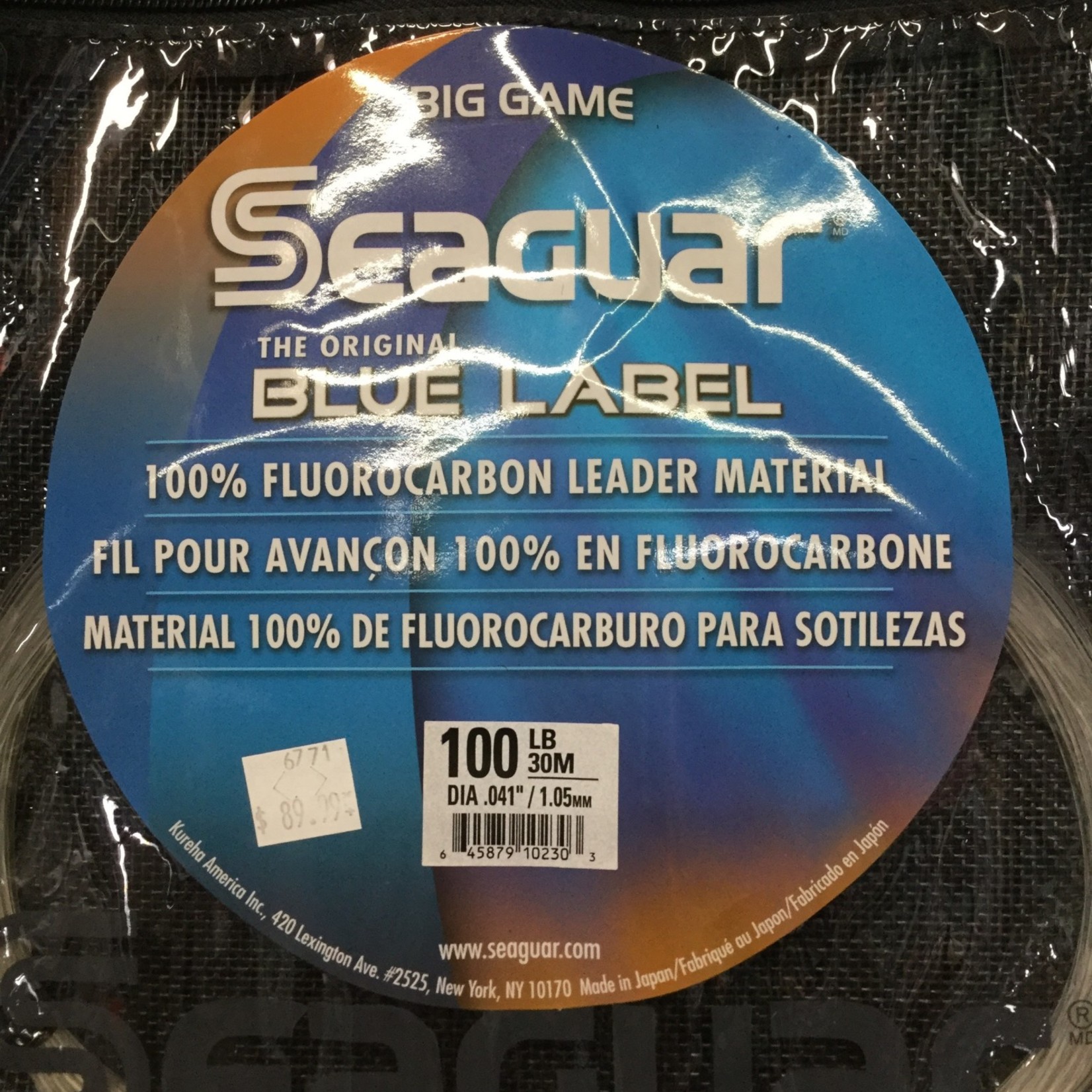 Seaguar Blue Label Fluorocarbon - Big Game - Csige Tackle: Pacific Rim  Fishing