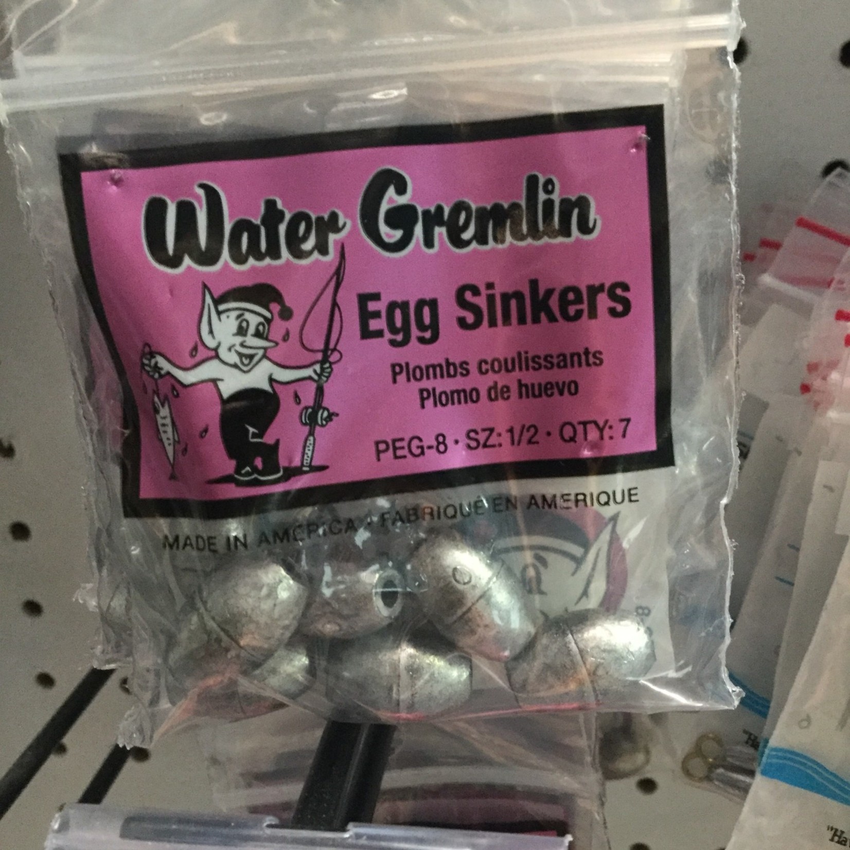 Water Gremlin Egg Sinkers - Csige Tackle: Pacific Rim Fishing
