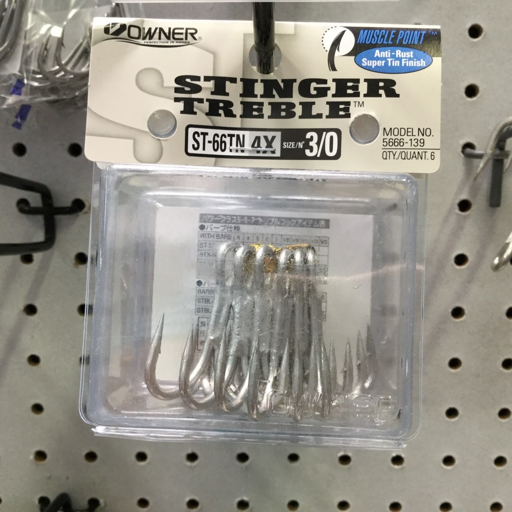 Stinger Treble Hook 4X