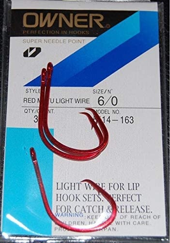 Red Mutu Light Circle Hook - Csige Tackle: Pacific Rim Fishing