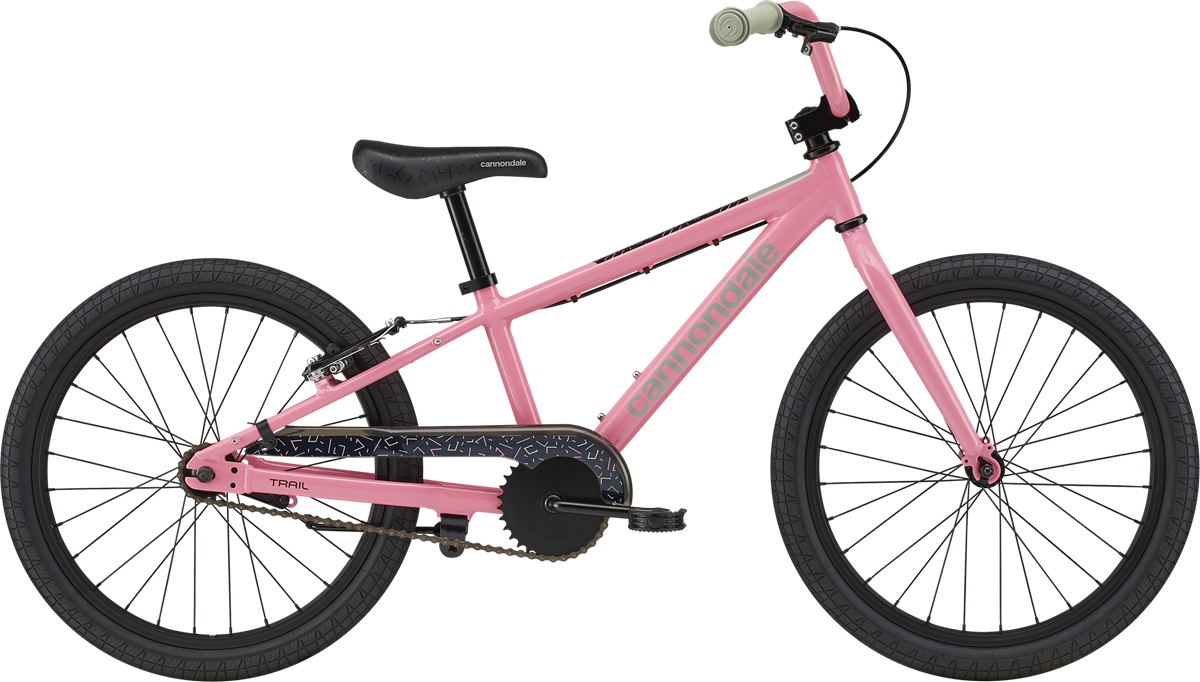 pink cannondale bike