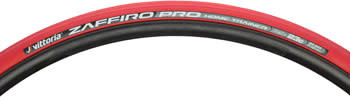 Vittoria Vittoria Zaffiro Pro Home Trainer Tire: Folding Clincher, 700x23, Red