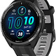 Garmin Garmin Forerunner 965 GPS Smartwatch - 47mm, Carbon Gray DLC Titanium Bezel, Black Case and Black/Powder Gray Silicone Band