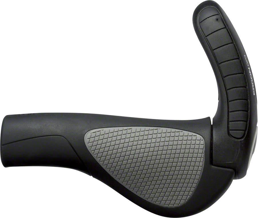 Ergon Ergon GP3 Grips - Black/Gray, Lock-On, Large