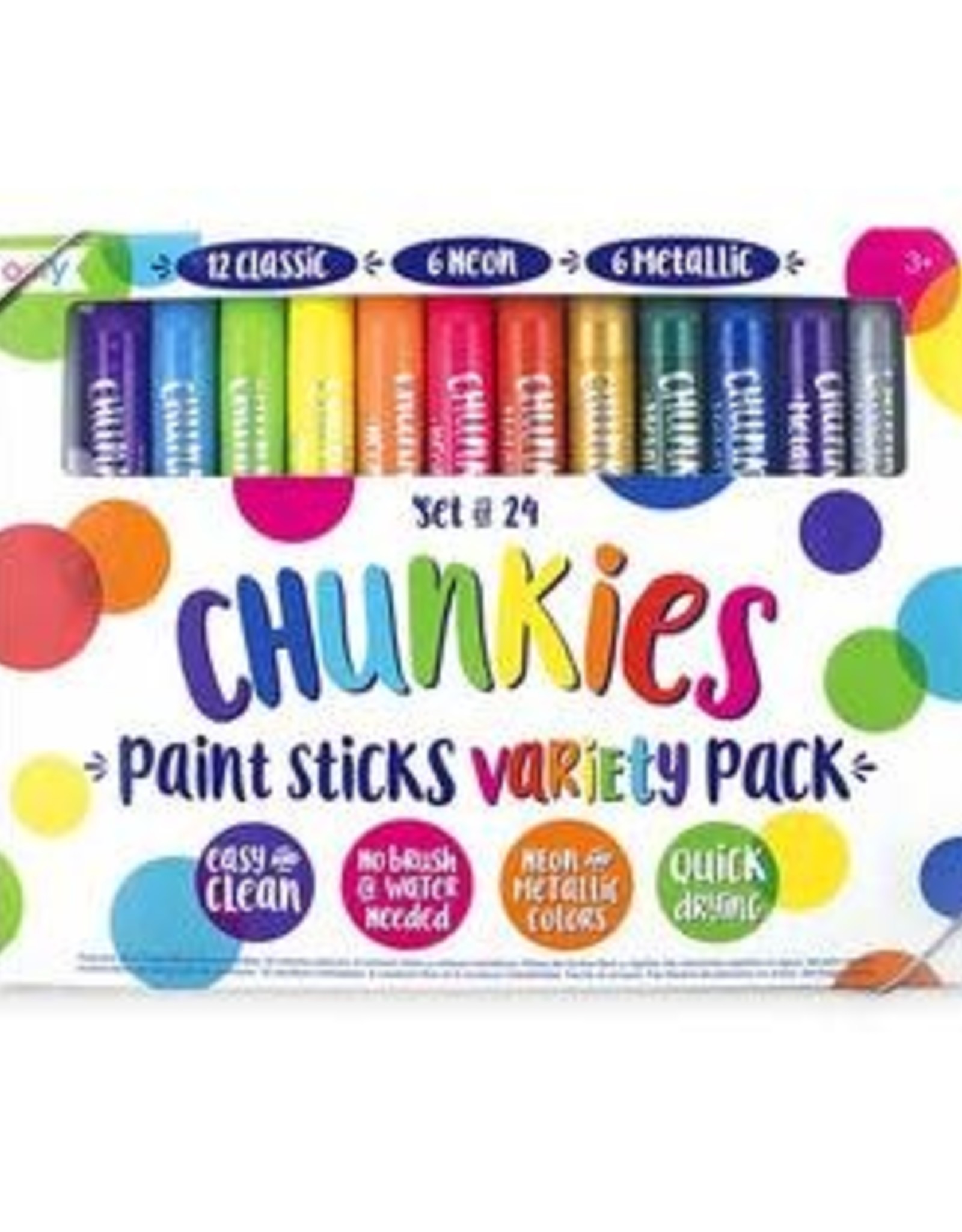 Ooly Chunkies Paint Sticks Original Pack